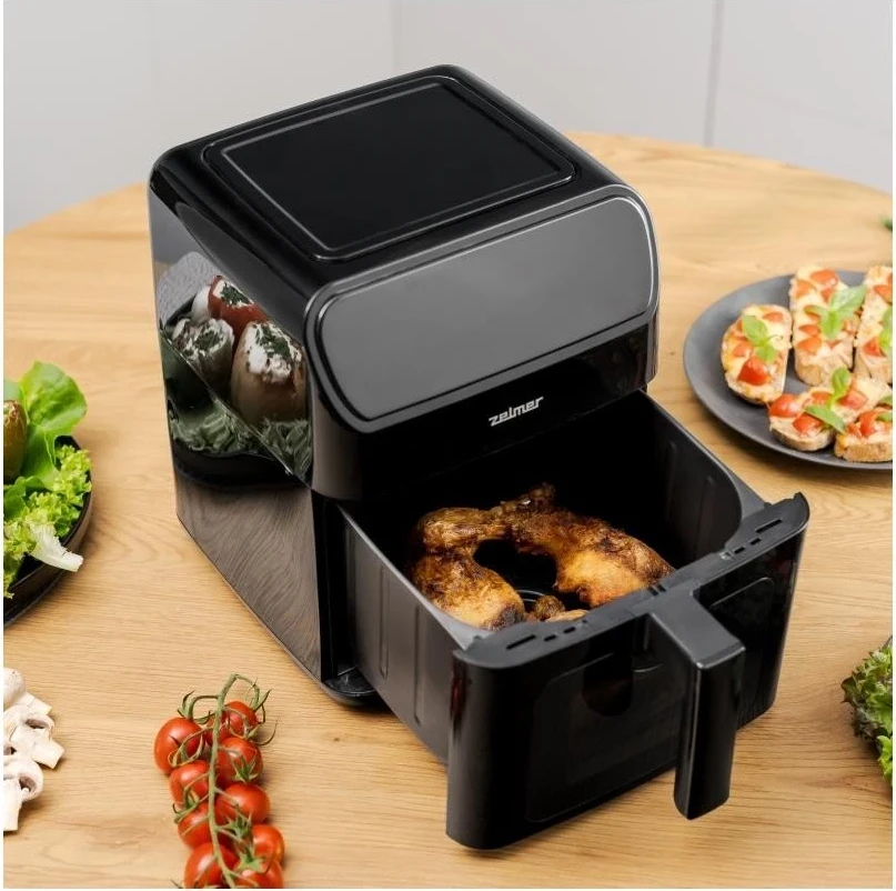 Friteza brez maščobe Zelmer ZAF6500, črna