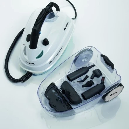 Parni čistilec Ariete xvapor deluxe, 1500 W, belo-modra