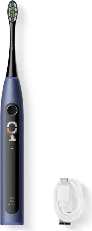 Sonična zobna ščetka Oclean X Lite, interaktivni zaslon, granatna barva