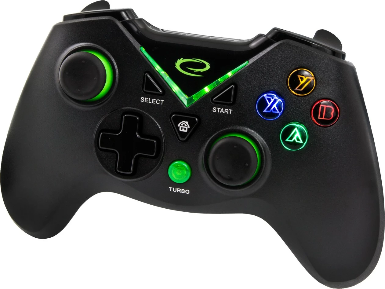 Brezžični gamepad Esperanza EGG112K za PC/PS3/Xbox One, črn