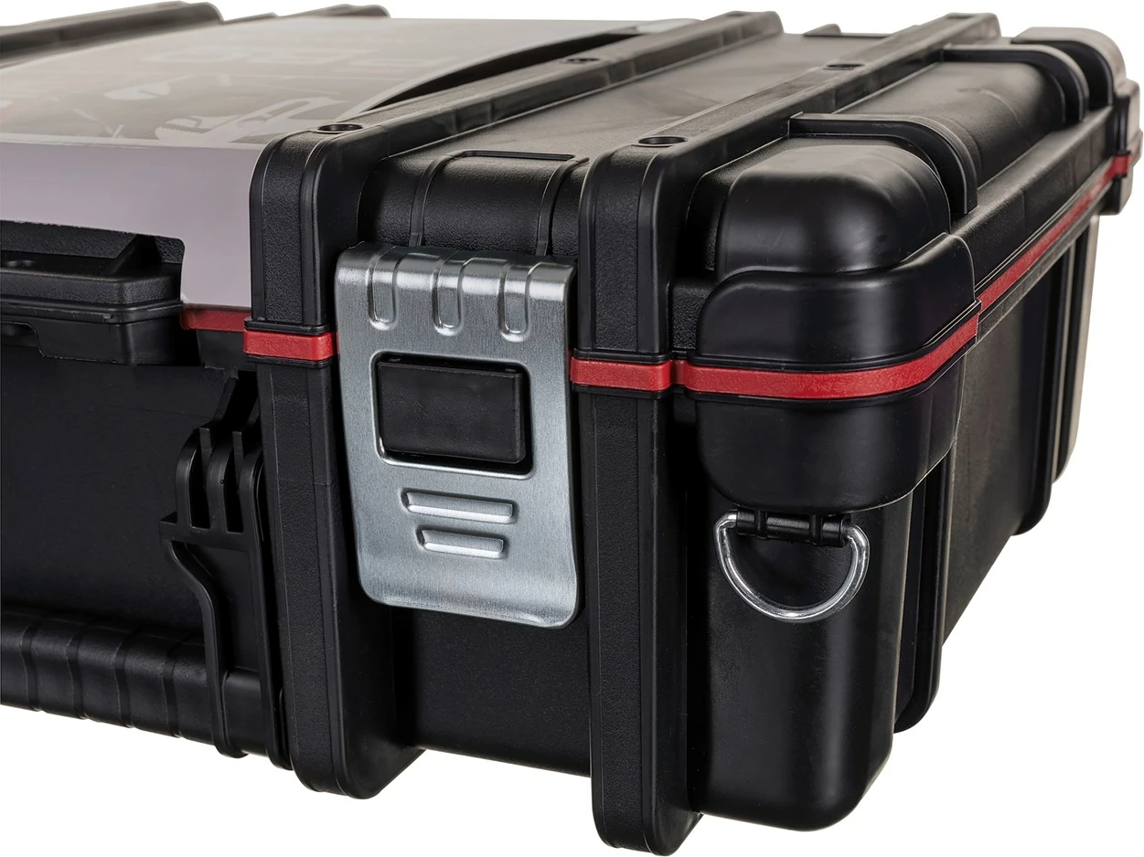 Kovček za orodje Keter 237003, polipropilen, črno/rdeč