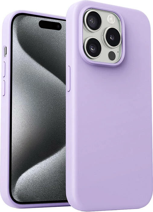Zaščitna prevleka za iPhone 15 Pro Max Aukey PC-GJ10D, lila