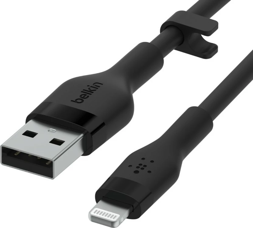 Kabel USB A na USB C/Lightning Belkin CAA008BT1MBK, 1 m, črn