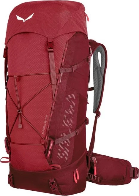 Nahrbtnik Alptrek 38 za ženske, SALEWA, pompeian-syrah rdeč
