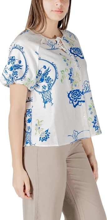 Bluza za ženske, bela, Ichi