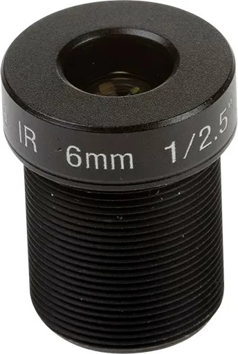 Objektiv M12 6 mm, serija Axis P39-R, paket 10 kosov, črn