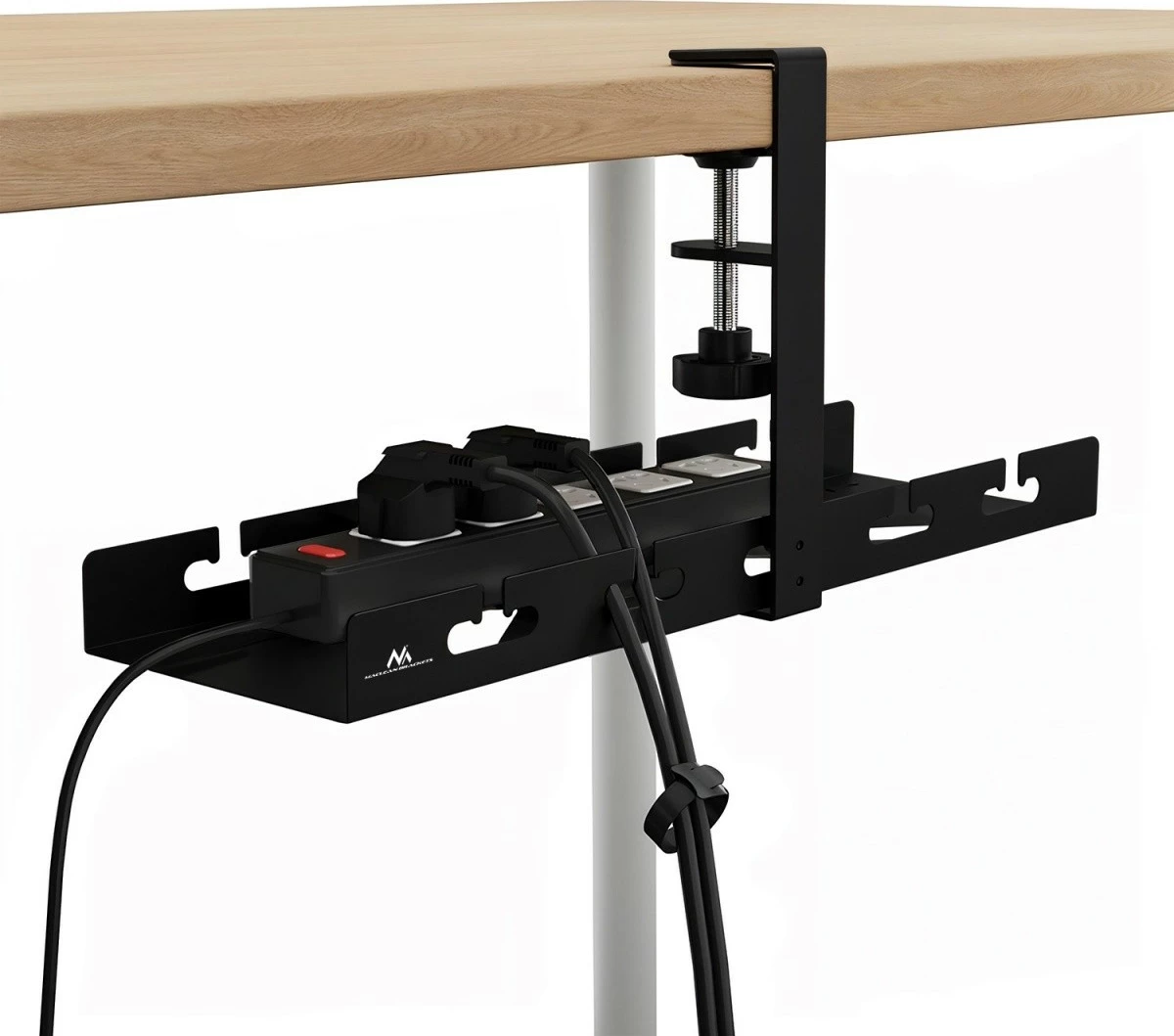 Organizator kablov pod mizo, Maclean MC-105 B, črn