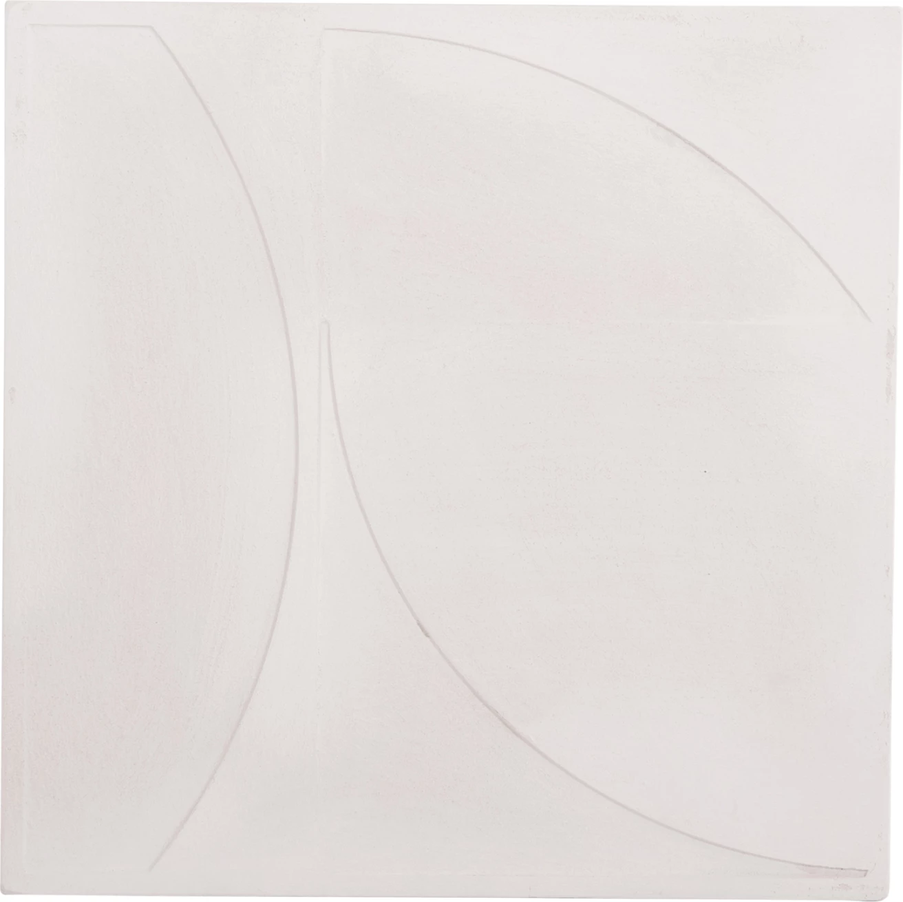 Stenska dekorativna plošča kvadratne serije Santorini FH4508 MDF v umazano beli barvi 80x4(debelina)x80Hcm