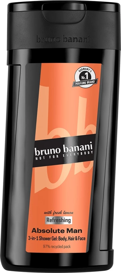 Gel za prhanje za moške Bruno Banani Absolute Man, 250 ml