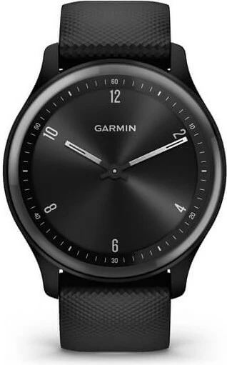 Hibridna pametna ura vívomove Sport, OLED, GPS, črna