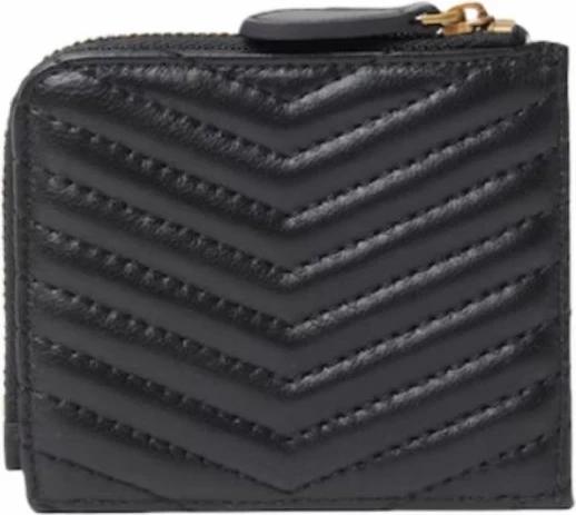 Denarnica iz prave kože Pinko, temno mornarsko modra