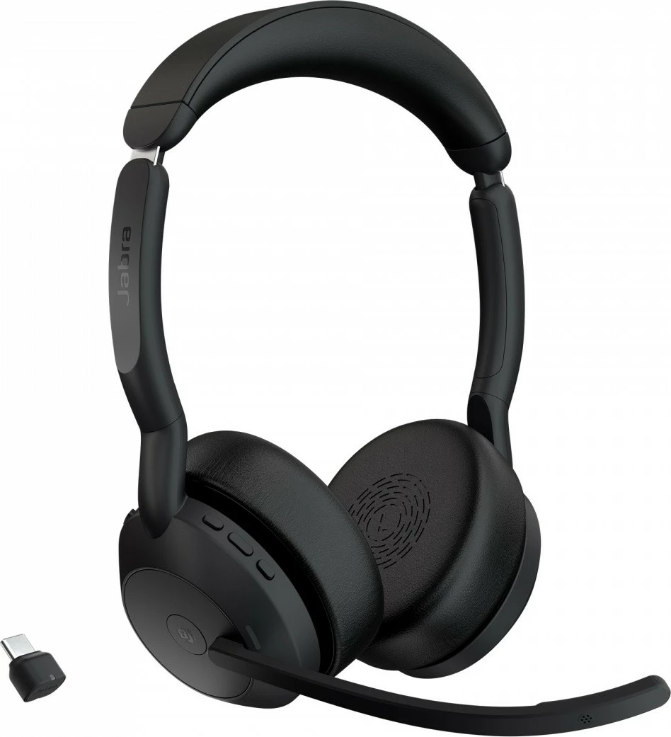 Slušalke Jabra Evolve2 55 Link380c MS, stereo, Bluetooth, USB-C, črne