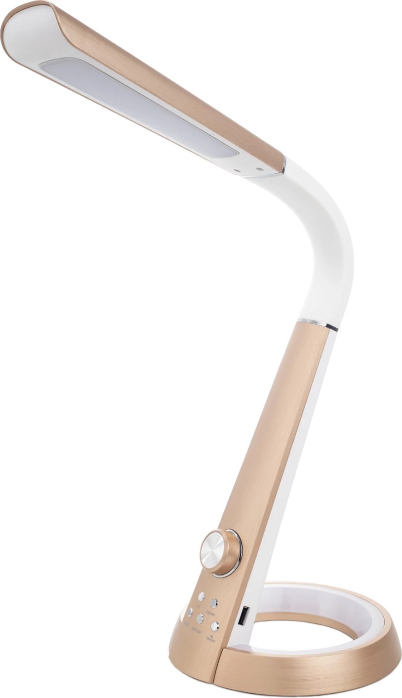 Profesionalna namizna svetilka LED BLAIN PRO FH4451.09 zlato-bela barva 34,3x18,3x42,5H cm