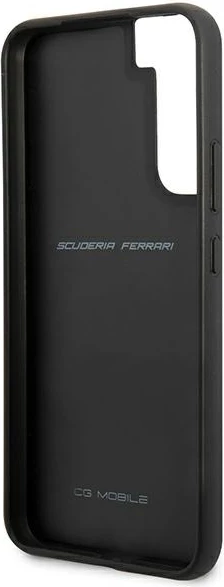 Ovitek Ferrari On Track Carbon Stripe za Samsung Galaxy S22+, črn