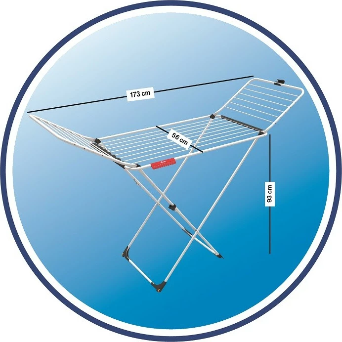 Sušilnik perila Vileda Extra 157215, črn/bel