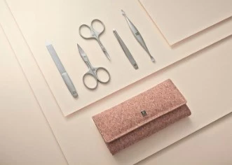 Set za manikuro/pedikuro ZWILLING 97689-006-0, 5-delni, nerjaveče jeklo, bež