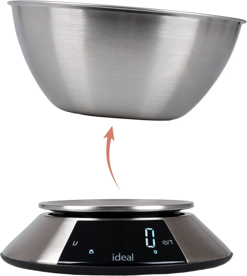 Kuhinjska elektronska tehtnica, Eldom IK3701, 5 kg, črna