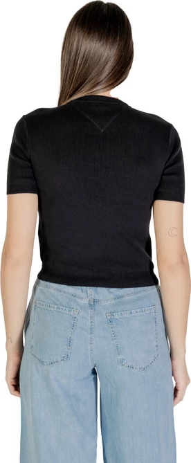 Majica ženska, črna, Tommy Hilfiger Jeans