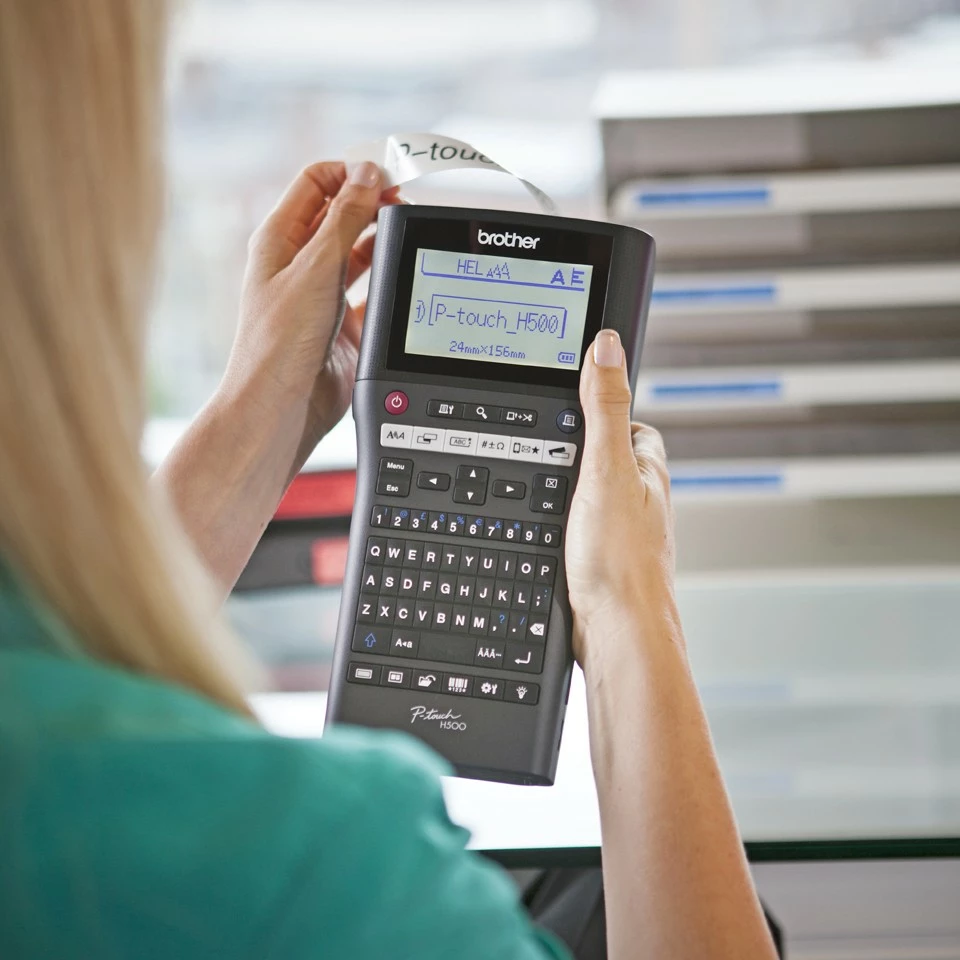Prenosen tiskalnik etiket Brother PT-H500, QWERTY, 180x180 DPI, USB, črn