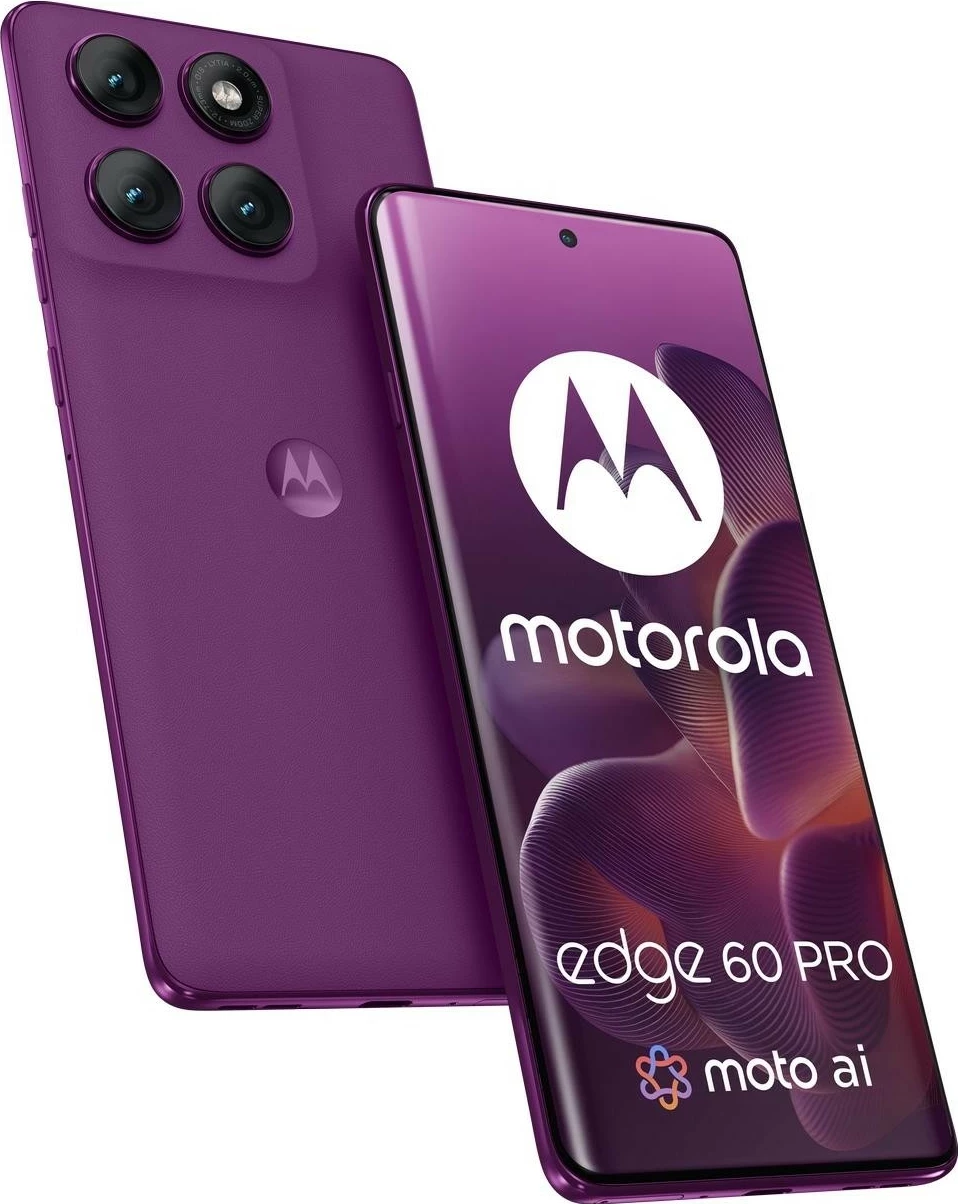 Napreden mobilni telefon Motorola Edge 60 Pro 12/512GB Sparkling Grape