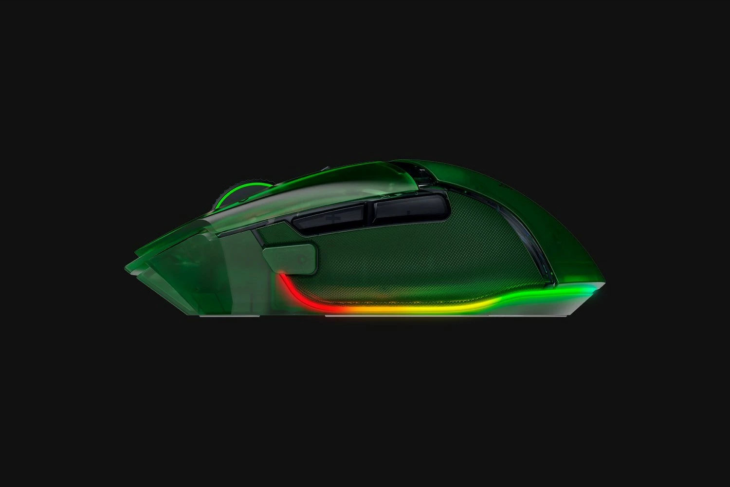 Gaming miška Razer Basilisk V3 Pro 35K Phantom Green