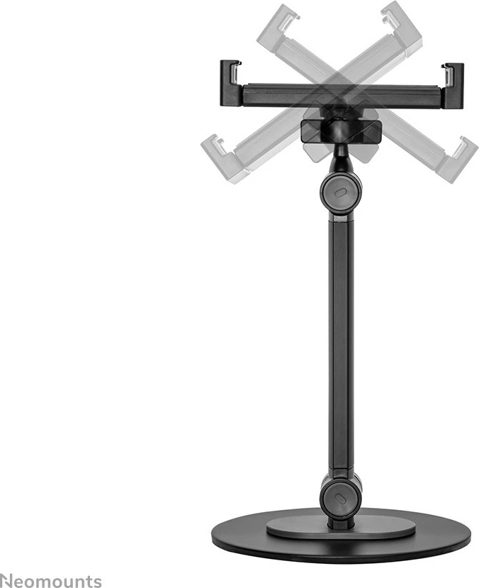 Namizni nosilec za tablico/telefon Neomounts DS15-540BL1, univerzalen, 360° zasuk, črn Namizni nosilec za tablico/telefon Neomounts DS15-540BL1, univerzalen, 360° zasuk, črn