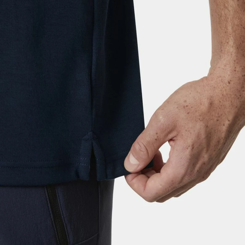 Polo majica z zadrgo za moške Helly Hansen, modra