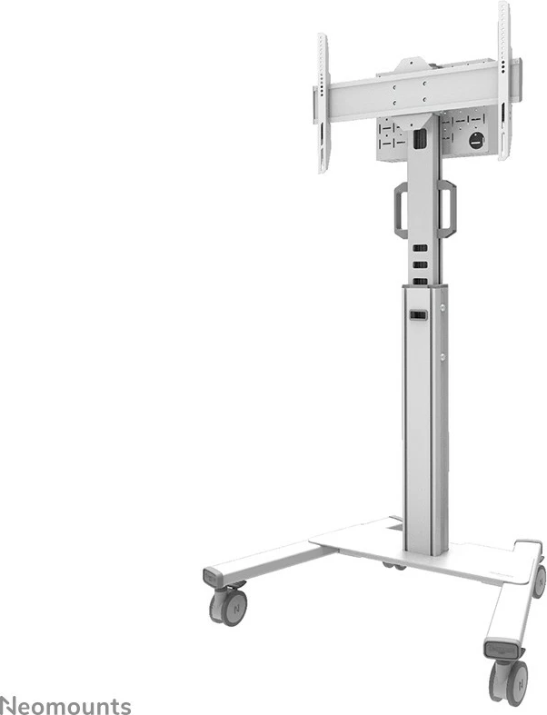 Prenosni voziček za TV, Neomounts Newstar FL50S-825WH1, za zaslone 37–75 inčev, nastavljiva višina, bela Prenosni voziček za TV, Neomounts Newstar FL50S-825WH1, za zaslone 37–75 inčev, nastavljiva višina, bela