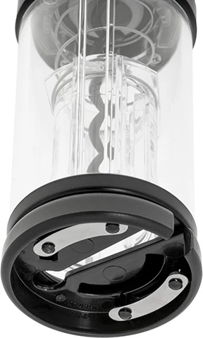 Električni odpirač vina Adler AD 4490, LED luč, rezalnik folije v kompletu, za zamaške 20–24 mm, 4xAA (brez baterij), črn