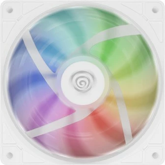 Ventilator za ohišje 120 mm, bel, ARGB — Natec GENESIS OXAL 120
