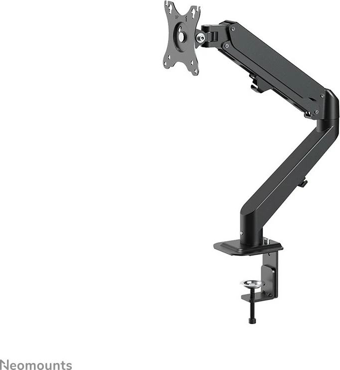 Nastavljiv kroglični nosilec za monitor z gasnim vzmetjo Neomounts DS70-700BL1, 17–27 inčev, s sponko, črn Nastavljiv kroglični nosilec za monitor z gasnim vzmetjo Neomounts DS70-700BL1, 17–27 inčev, s sponko, črn