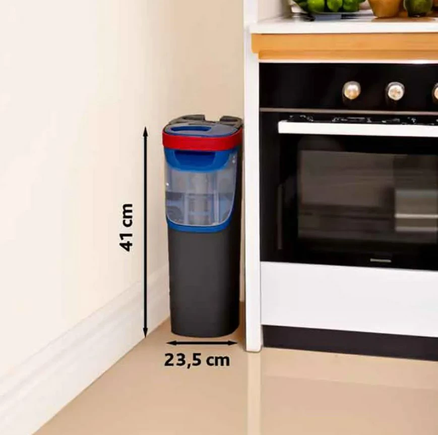 Ploski mop Vileda H2prO, mikrovlaken, črn