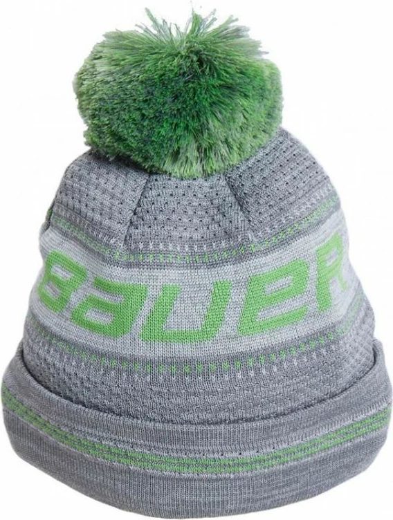 Zimska kapa za otroke Bauer, siva in črna
