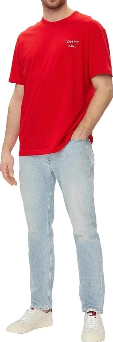 Majica za moške Tommy Hilfiger Jeans, rdeča