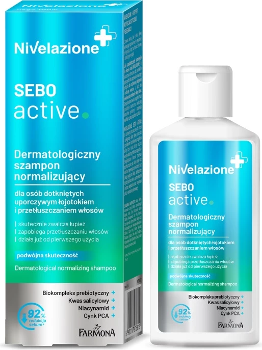 Dermatološki normalizirajoči šampon Nivelazione Sebo Active Farmona 100 ml