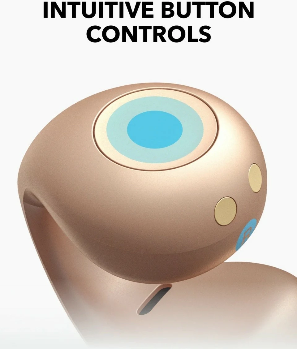 Brezžične slušalke Anker Soundcore C40i, Bluetooth, zlata