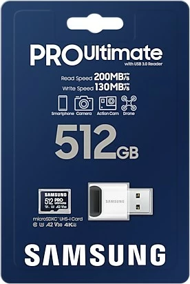 MicroSDXC kartica 512 GB, UHS-I, modra Samsung MB-MY512SB/WW MicroSDXC kartica 512 GB, UHS-I, modra Samsung MB-MY512SB/WW