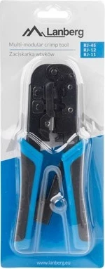 Orodje za stiskanje kablov Lanberg NT-0201, črno/modro
