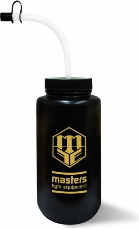 Športna steklenica za vodo Masters, črna