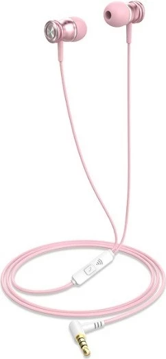 Kabelske slušalke Havit E303P, rožnate