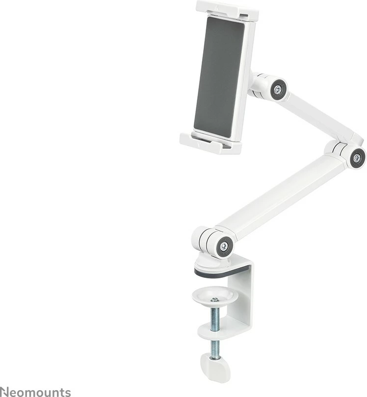 Namizni nosilec za tablico Newstar Neomounts DS15-545WH1, univerzalen, gibljiv, bel Namizni nosilec za tablico Newstar Neomounts DS15-545WH1, univerzalen, gibljiv, bel