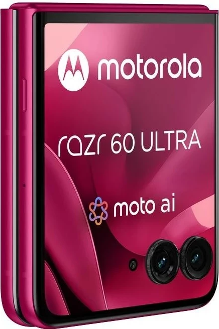 Pametni telefon z zložljivim zaslonom Motorola razr 60 Ultra 16/512GB, Cabaret rožnat