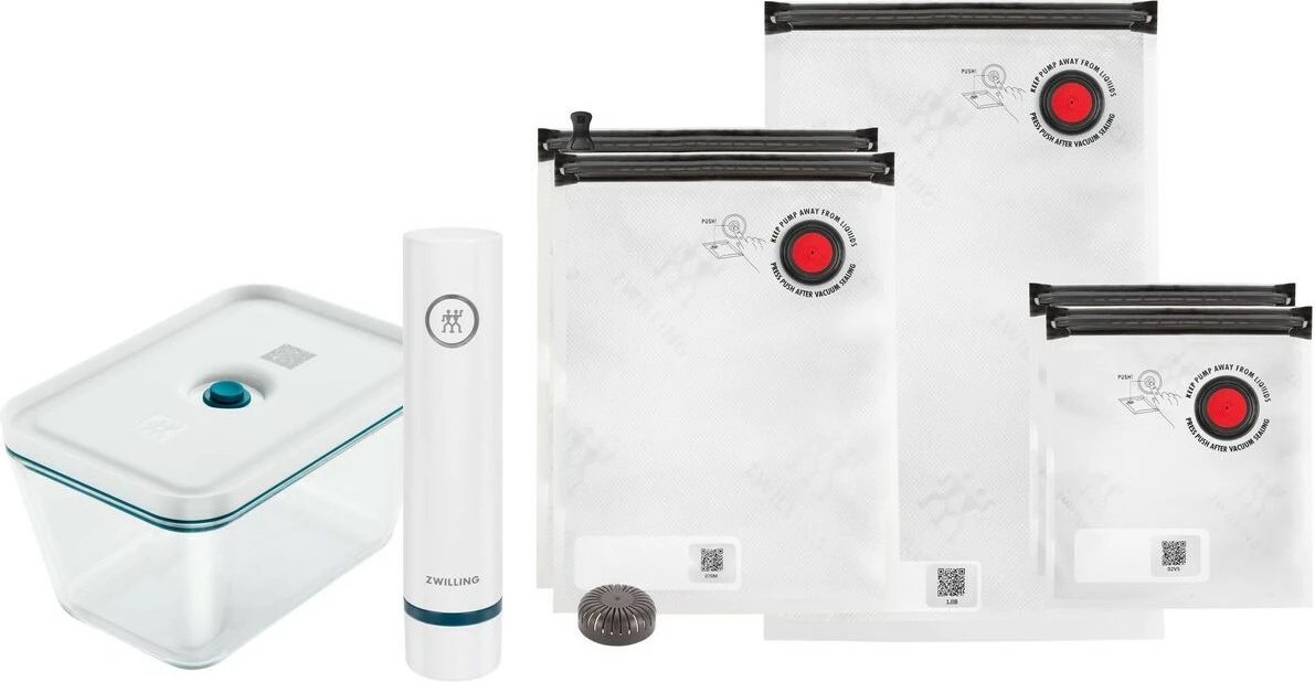 Vakumski aparat za živila Zwilling 36815-019-0, z vakum funkcijo, moder