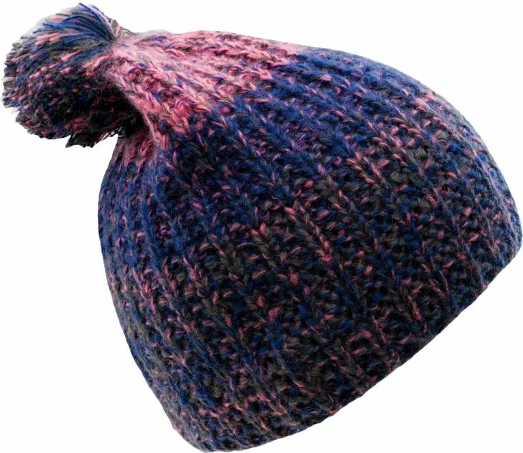 Zimska kapa za ženske Hi-Tec Lady Halla, temno modra in rožnata