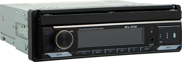 7" zaslon na dotik, Bluetooth, USB/microSD, črn — avtoradio BLOW SlideX