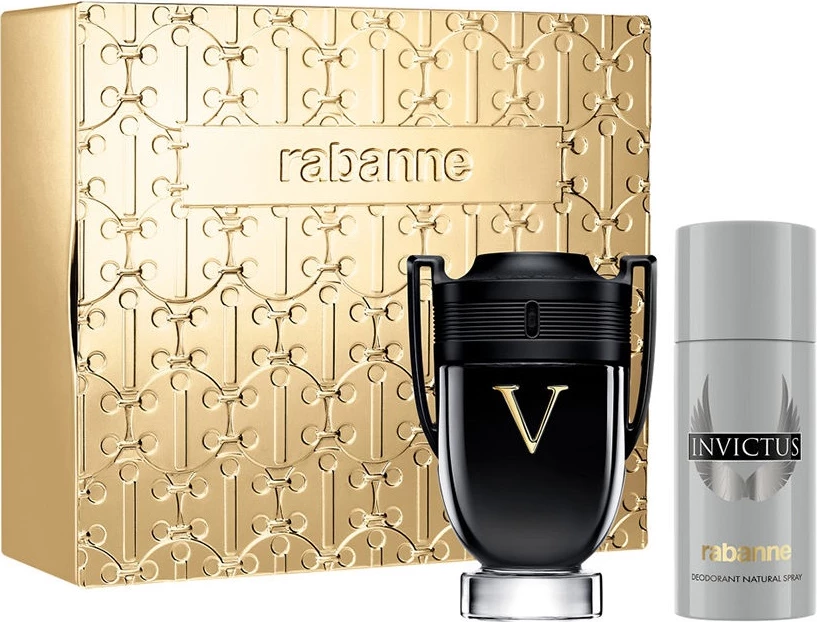 Set Eau de Parfum in deodorant za moške Paco Rabanne Invictus Victory, 100 ml + 150 ml