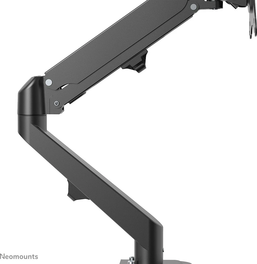 Nastavljiv kroglični nosilec za monitor z gasnim vzmetjo Neomounts DS70-700BL1, 17–27 inčev, s sponko, črn Nastavljiv kroglični nosilec za monitor z gasnim vzmetjo Neomounts DS70-700BL1, 17–27 inčev, s sponko, črn