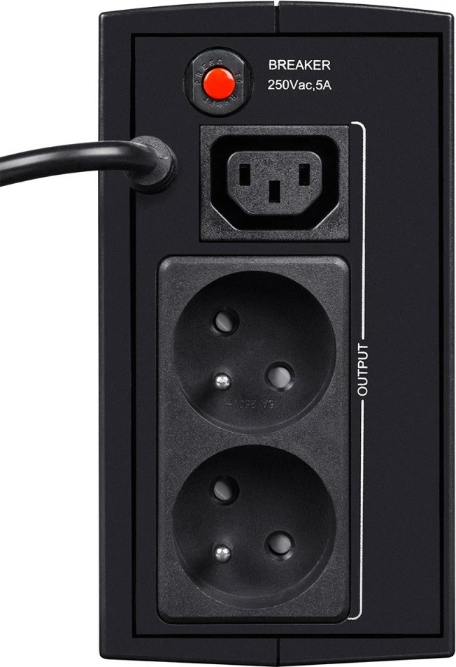 UPS EVER DUO 350 AVR, 350 VA, 245 W, črn