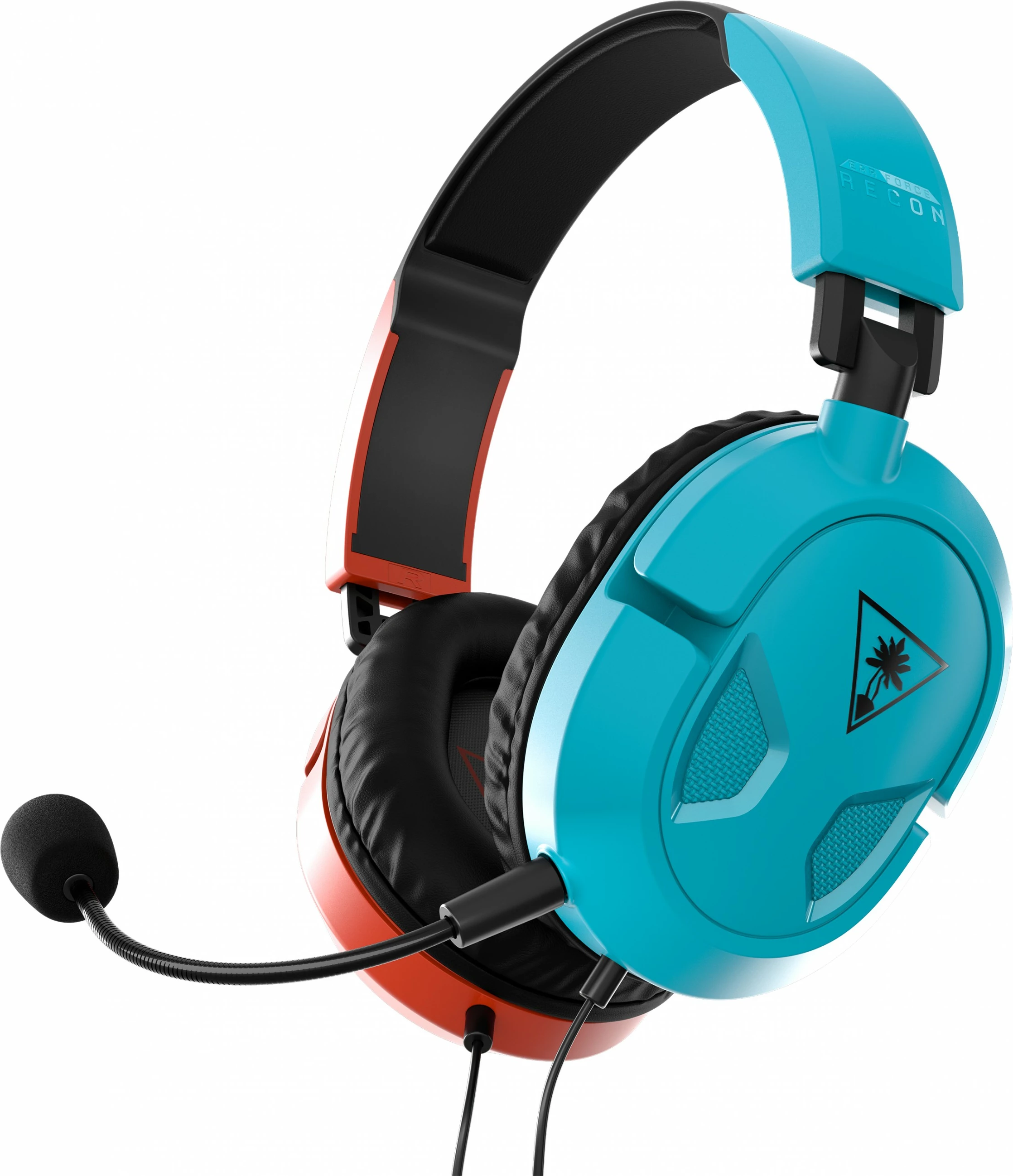 Gaming slušalke Turtle Beach Recon 50, žične, mikrofon, 3,5 mm, rdeče/modre
