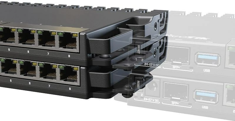 Nosilec za montažo MikroTik K-79, za usmerjevalnik, črn